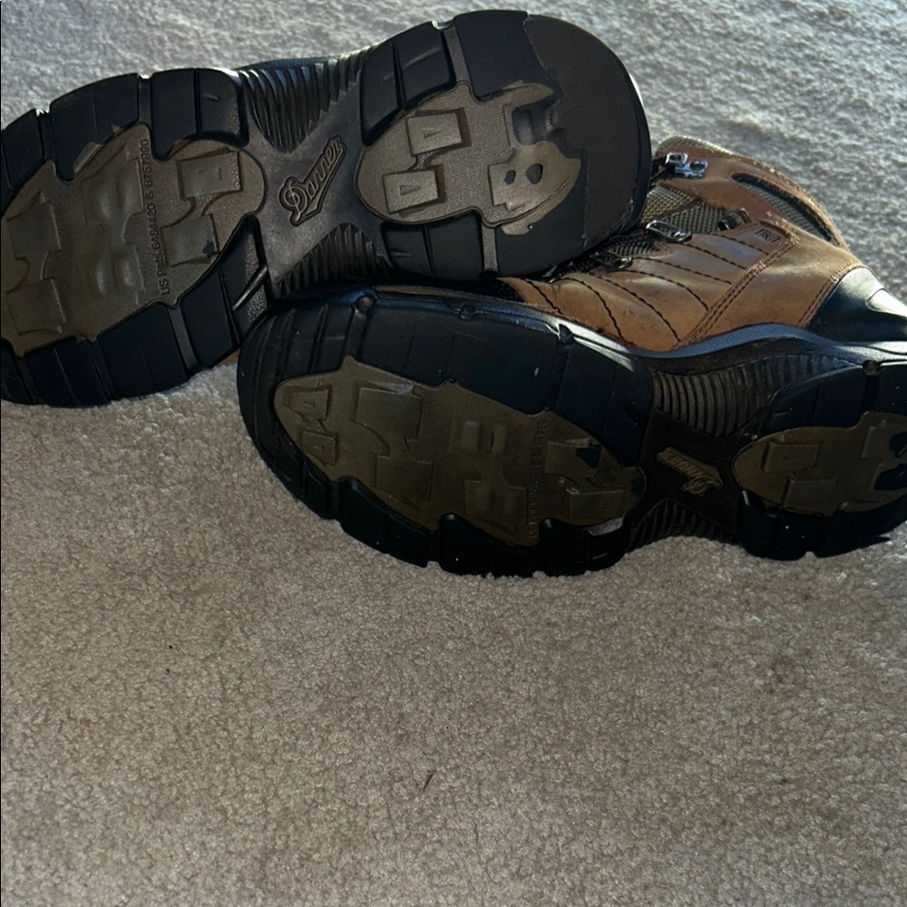 Danner men’s boots.  Brown and Black Outdoor Adventure Boots. See last pic. - Picture 4 of 6